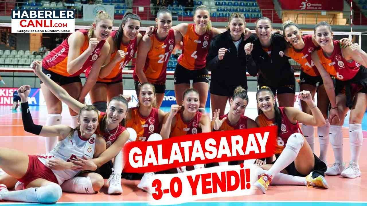 Galatasaray, CEV Challenge Kupası'nda Yunan Rakibini 3-0 Kazandı!