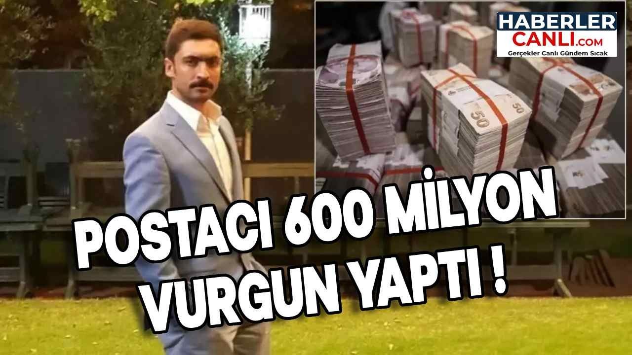 Şinasi Kozan İsimli Postacı 600 Milyon Liralık Vurgun Yaptı!