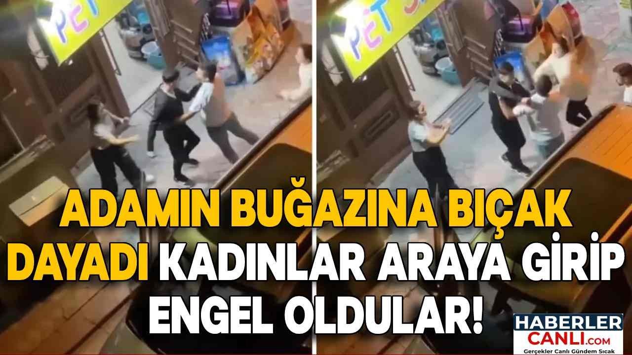 Zeytinburnu'nda Bıçaklı Saldırı: Adamın Boğazına Bıçak Dayadı Kadınlar Araya Girdi Son Anda Engellendi