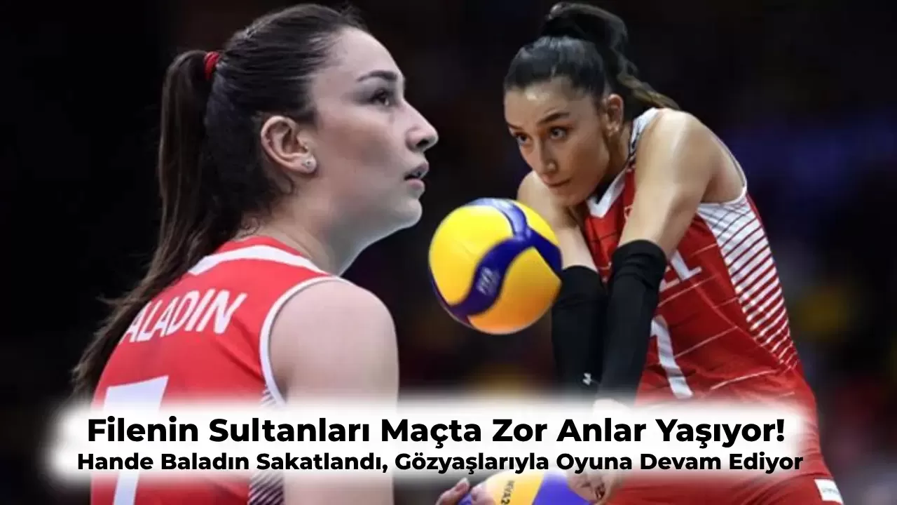 Türkiye Çin Maçında Art Arda Sakatlıklar! Cansu Özbay Sonrası Hande Baladın Sakatlandı!