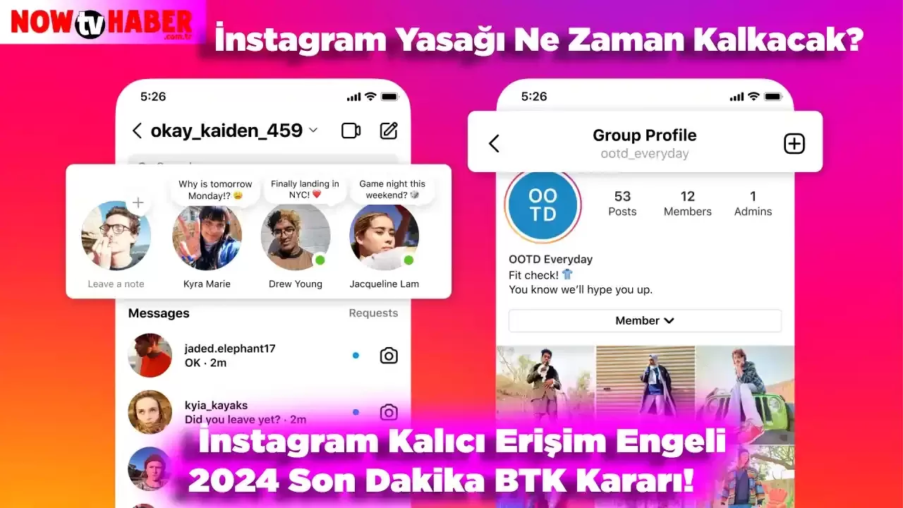 İnstagram Yasağı Ne Zaman Kalkacak? İnstagram Kalıcı Erişim Engeli 2024 Son Dakika BTK Kararı!