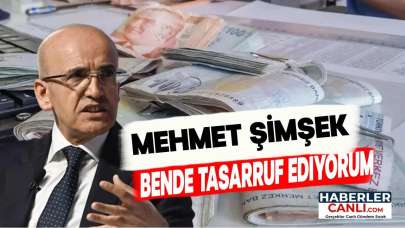 Mehmet Şimşek'ten Çarpıcı İtiraf: "Ben de Tasarruf Yapıyorum, Siz de Yapın!