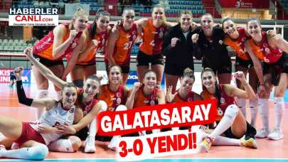 Galatasaray, CEV Challenge Kupası'nda Yunan Rakibini 3-0 Kazandı!