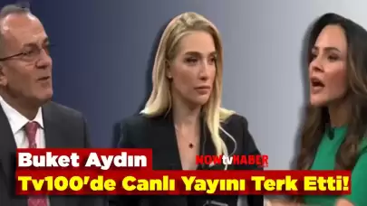 "Kredi Kartı ile Saat Almaya Benzemez" Sözlerine Sinirlenen Buket Aydın, Tv100'de Canlı Yayını Terk Etti!