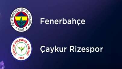 Fenerbahçe Çaykur Rizespor Maçı Canlı İzle Şifresiz İzle (Muhtemel İlk 11’ler)