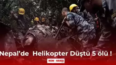 Nepal’de Helikopter Düştü. 5 Kişi Kazada Hayatını Kaybetti!