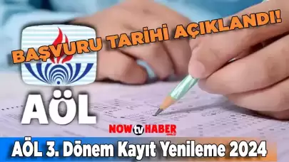 AÖL 3. Dönem Kayıt Yenileme 2024 Ne Zaman Yapılacak? Açık Öğretim Ortaokulu Hangi Tarihler Arasında AÖL Kayıt Yenileme