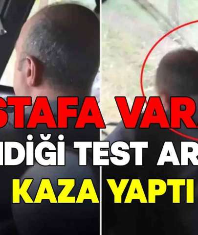 Varank'ın Test Sürüşü Ölümden Döndürdü: Araç Ağaca Çarptı, Milletvekili Yara Almadan Kurtuldu!