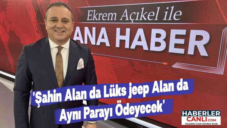 Ekrem Açıkel Vergi Yorumu