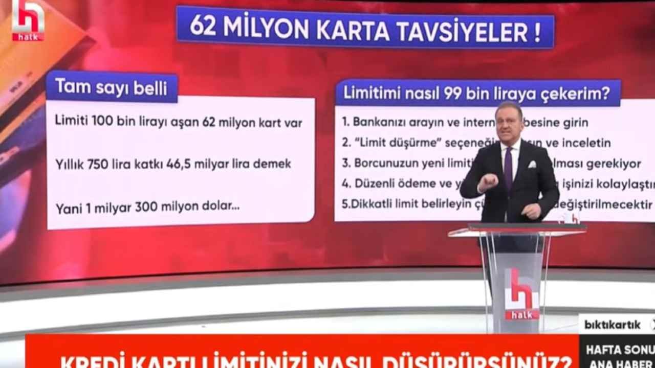 Kredi Kartının Limitini Nasıl Düşürülür İşte Ekrem Açıkel Canlı Yayında Açıkladı!