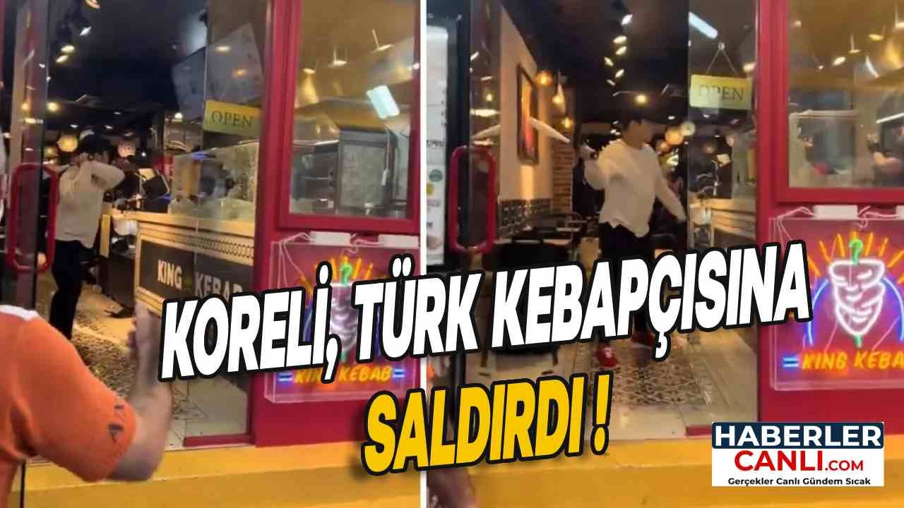 Son Dakika, Kore'de Türk Kebapçıya Vahşi Saldırı: Kamera Her Şeyi Kaydetti!