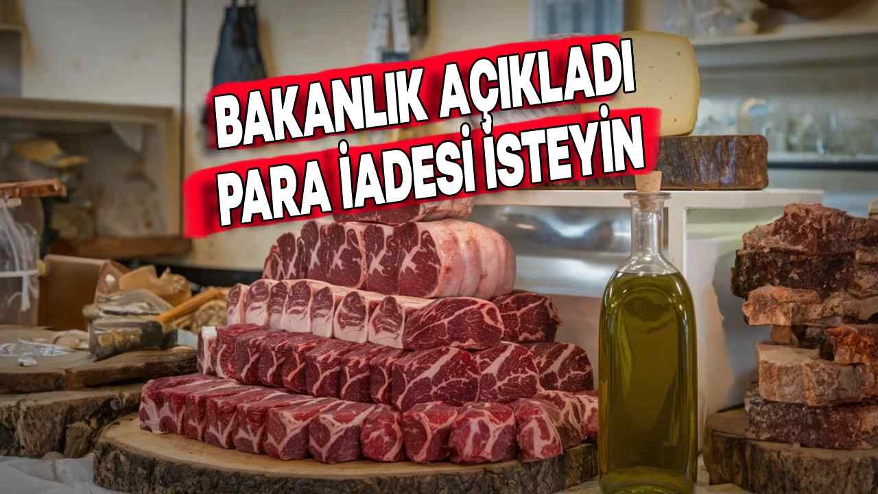 Kaşar Peyniri Skandalı: Bakanlık Açıkladı! Para İadesi İsteyin