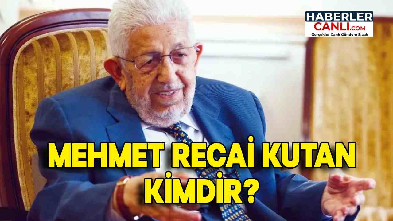 Recai Kutan Kimdir ve Nerelidir? Saadet Partisi Kurucu Genel Başkanı 94 Yaşında Hayatını Kaybetti