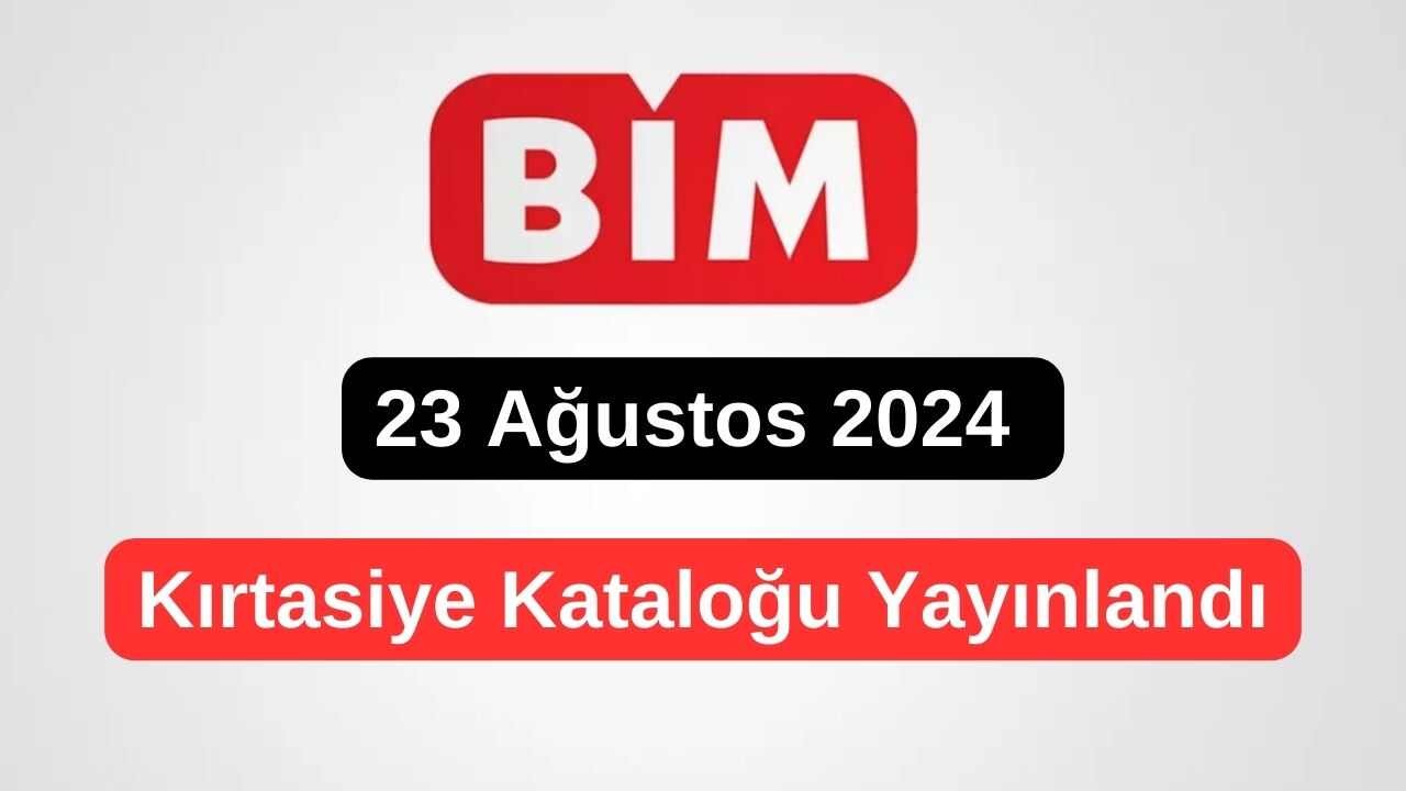 23 Ağustos BİM Aktüel Ürünler, BİM Okul Malzemeleri 2024, 23 Ağustos Cuma BİM Kataloğu 2024