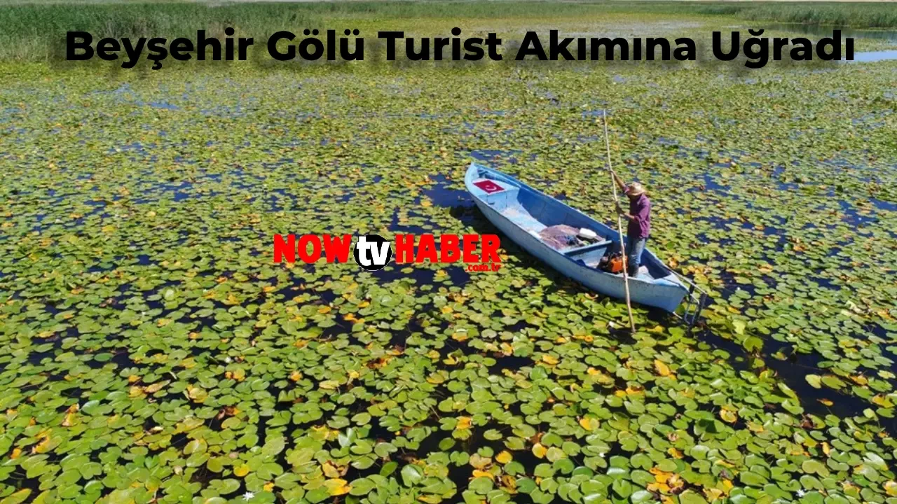 Beyşehir Gölü’nde 8 Bin Metrekarelik Nilüfer Tarlası Turistlerin Akımına Uğradı!