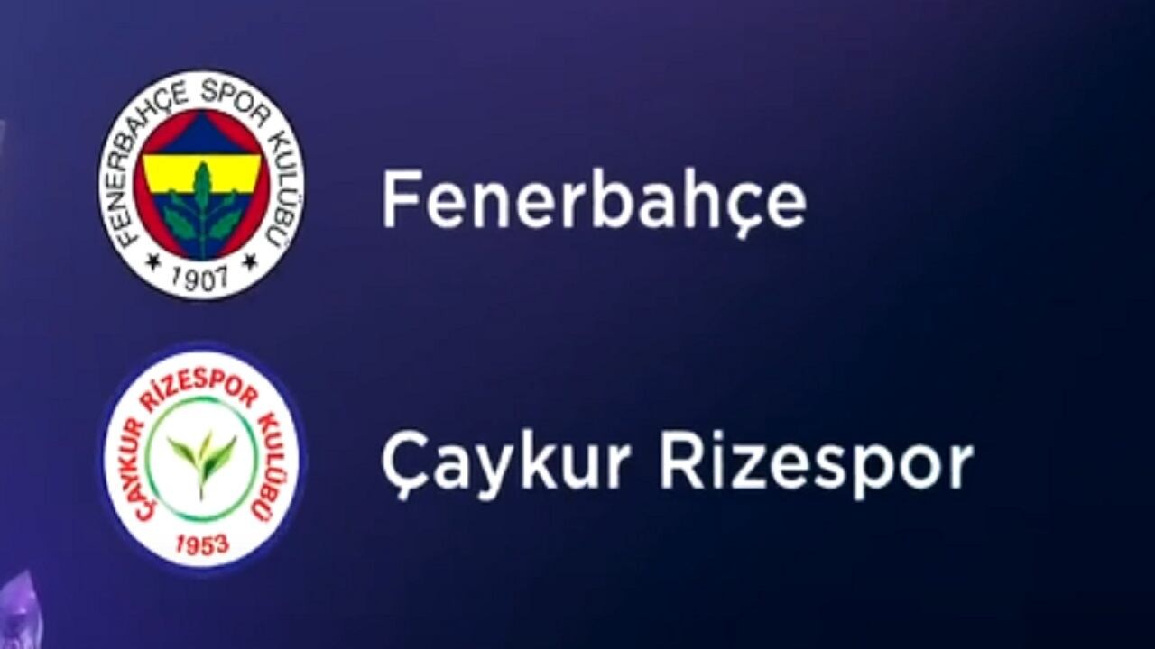 Fenerbahçe Çaykur Rizespor Maçı Canlı İzle Şifresiz İzle (Muhtemel İlk 11’ler)