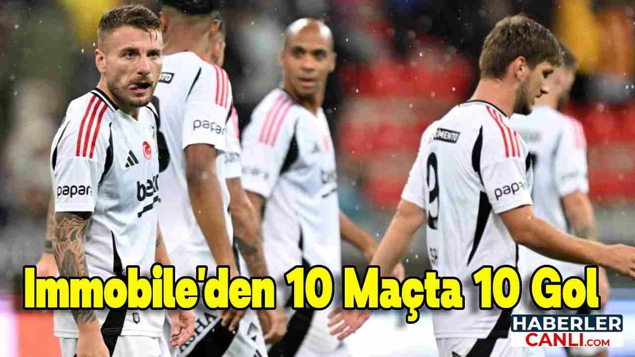 Immobile'den 10 Maçta 10 Gol: Sadece İki Cümlelik Hakem Yorumu Yaptı